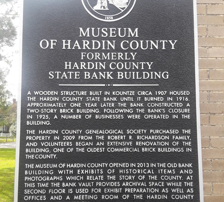 Museum of Hardin County (Kountze,&nbspTX)